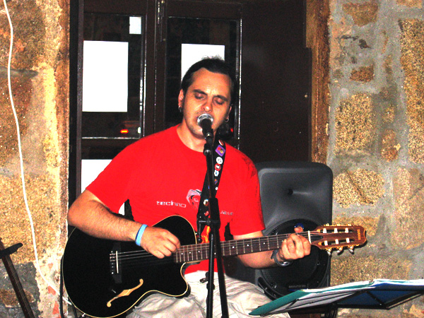 Konzert in Pobra do Caramiñal in Galicien