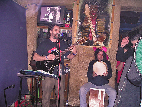 Wöchentliche Konzerte im Fonte Sequelo von Santiago de Compostela 2003-2005